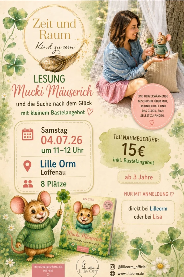 Mucki-Lesung am 04.07. bei Lille Orm